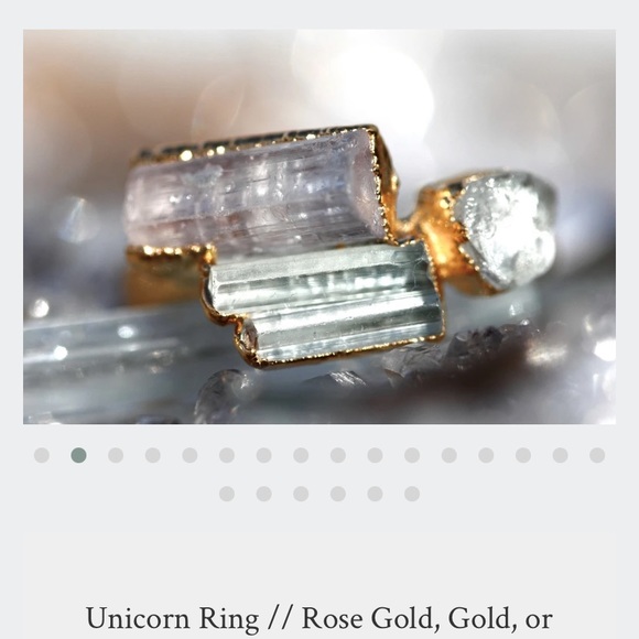 Little Sycamore 18k Gold Plated Tourmaline Ring - Picture 9 of 13